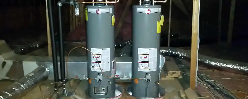 Tankless water heater installation for home hot water in Columbus, OH